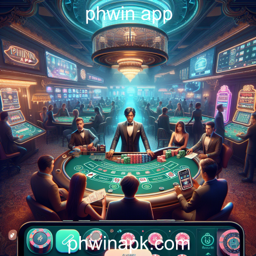 Explorando a Categoria Cassino Ao Vivo no PHWin App
